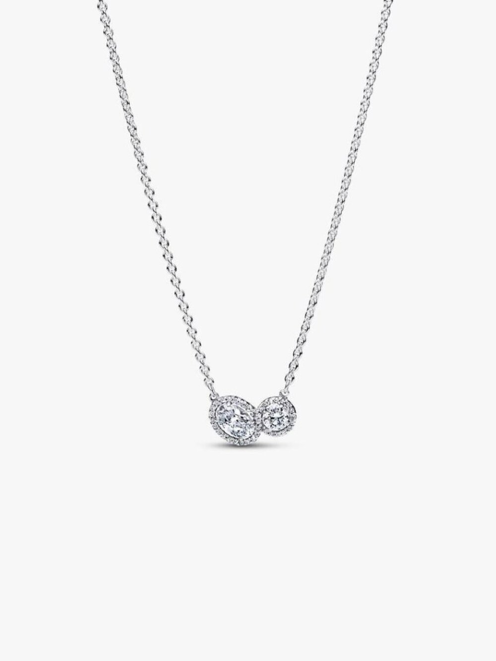 Pandora Embracing Halo Necklace